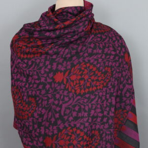 Single Kani Stole/ Fine Wool Pashmina Stole Pure cashmere multi colour scarf/stole/shawl/ wrap/ pashmina .