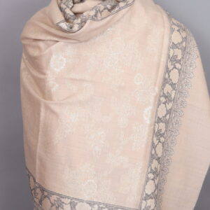 Pure Wool Zari Stole/ Fine Wool Pashmina Stole Pure cashmere multi colour scarf/stole/shawl/ wrap/ pashmina.