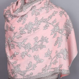 Pure Wool Zari Stole/ Fine Wool Pashmina Stole Pure cashmere multi colour scarf/stole/shawl/ wrap/ pashmina.