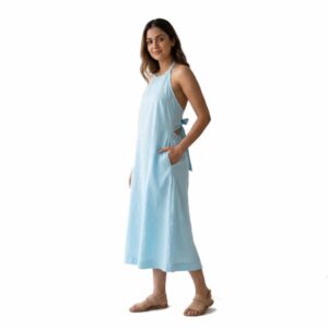 Skyline Halter Back-Tie Midi