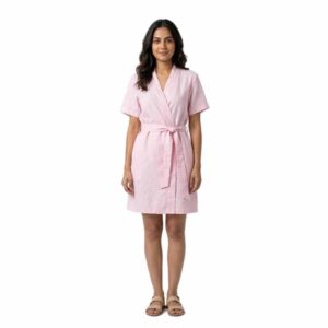 Linen Wrap Dress